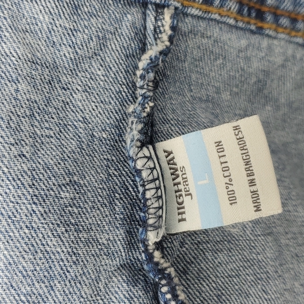 Highway Jean Jacket SZ LG - Picture 6 of 7
